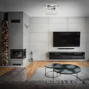Comparateur de prix : Briloner Plafonnier LED Frames 1 petit carré/1 grand carré