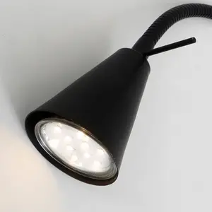 Comparateur de prix : Briloner Applique murale LED Tusa, élément mural, noir
