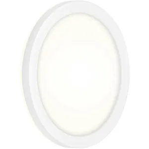 Comparateur de prix : Applique extérieure Briloner leuchten frankfurt, 8 w, 1200 lm, IP44, blanc, plastique, ø 21 cm