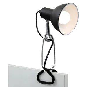 Briloner Lampe à pince Fix, abat-jour métallique, noir pas cher