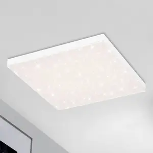 Comparateur de prix : Briloner Ciel étoilé LED Frameless CCT, 45x45 cm