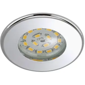 Comparateur de prix : Briloner Spot encastré LED Nikas IP44, chrome