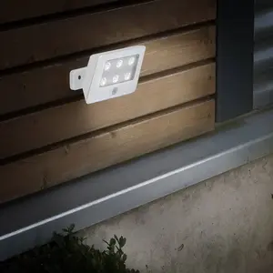 Comparateur de prix : Briloner Spot d extérieur LED Kollig, capteur, IP54, blanc