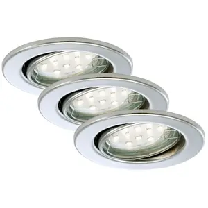 Comparateur de prix : Briloner Leuchten 7225-038 Encastrable LED, plafonnier, Spots, orienta...