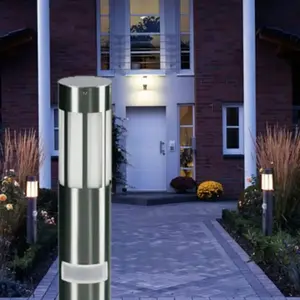 Albert Leuchten Borne lumineuse 475, acier inoxydable, hauteur 90 cm, détecteur de mouvementVendu parluminaire