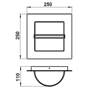 Albert Leuchten Applique d'extérieur en inox 428Vendu parluminaire
