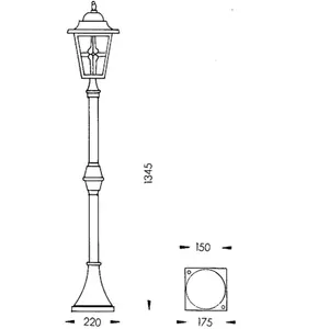 Albert Leuchten Lampadaire Attractif 772 marronVendu parluminaire