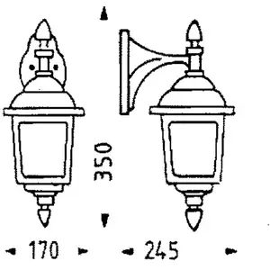 Albert Leuchten Applique d'extérieur RUSTIQUE 719 blancheVendu parluminaire