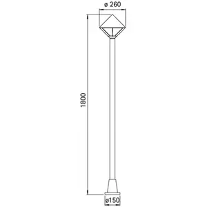 Albert Leuchten Lampadaire moderne 179 blancVendu parluminaire