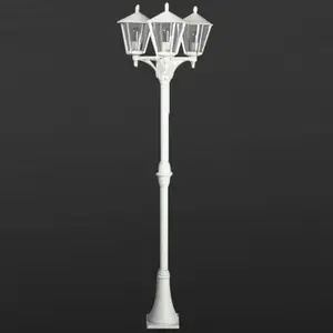 Albert Leuchten Lampadaire rustique 680 blanc à 3 lampesVendu parluminaire