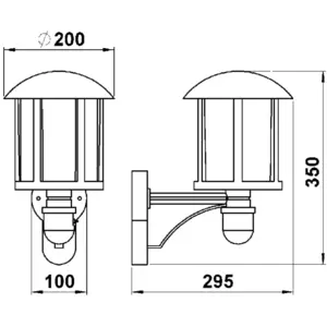 Albert Leuchten Applique d'extérieur gracieuse Genefe blanc doréVendu parluminaire