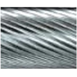 Pferd Fraise sur tige de 6 mm, en carbure, forme cylindrique zya-s, avec denture frontale, denture 5, Forme : zya-s 1625, ø de la tête 16 mmVendu paramazon