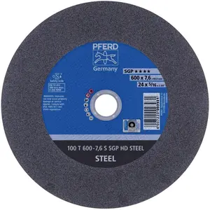 PFERD TOOLS 100 T 600-7,6 S SGP HD STEEL/60,0 66397707 Disque à tronçonner 600 mm 5 pc(s) Acier de traitement, acier pas cher
