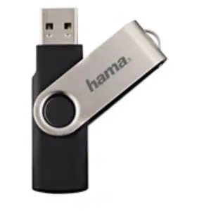 Hama 8GB Rotate lecteur USB flash 8 Go USB Type-A 2.0 Noir, Argent pas cher