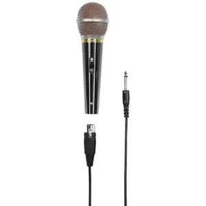 Comparateur de prix : Microphone dynamique HAMA DM-60 - Noir - Sensibilité -70 dB - Fréquence 90-10000 Hz