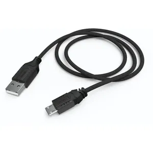 Hama Basic, 1,5 m, USB A, Micro-USB A, 2.0, Mâle-Mâle, Noir pas cher
