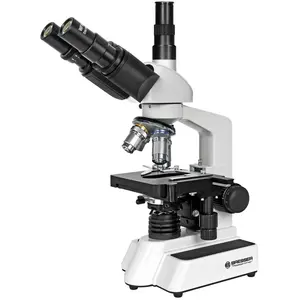 Bresser Optics Microscope à lumière transmise Optik 5723100 trinoculaire 1000 x lumière transmise pas cher