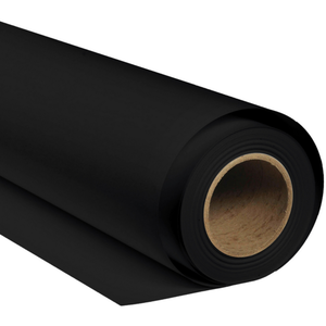 Bresser Fond de Studio en Papier 2,00 x 11m Noir