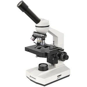 Microscope Bresser Erudit Basic 40x-400x Mono - Zoom - Noir/Blanc pas cher