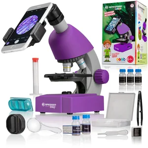 Comparateur de prix : BRESSER 40X-640X MICROSCOPE PURPLE