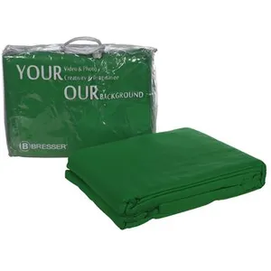 Comparateur de prix : Fond en Tissu Y-9 BRESSER 6x6 m vert chromakey
