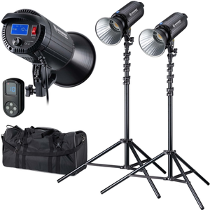 Comparateur de prix : Bresser BR-200S COB LED Dual Kit