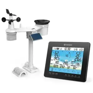 Comparateur de prix : Centre météo Bresser 4cast Pro 7 en 1 Wi-Fi blanc