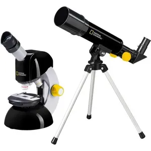 Comparateur de prix : Bresser Kit télescope + microscope enfant - National Geographic