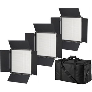Bresser Lumière Ensemble De Panneaux Led Bicolores 3 Unités