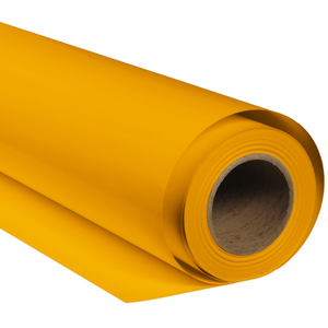 Bresser Fond de Studio en Papier 2,00 x 11m Jaune de Bouton d'Or