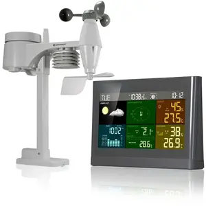 Comparateur de prix : BRESSER Centrale météo 5-en-1 Comfort avec Écran en Couleurs