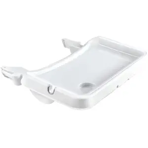 Comparateur de prix : Plateau pour chaise haute Alpha+ - HAUCK - Blanc - Réglable - Bébé - 6 mois à 15 kg