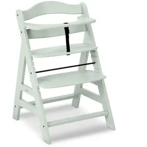 Comparateur de prix : Hauck Chaise Haute Évolutive Alpha+ 2 En 1 Blanc Chiné - Hauck
