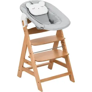Comparateur de prix : Chaise haute avec siège nouveau-né Alpha Newborn Set Pre GRIS Hauck