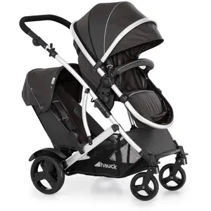 Comparateur de prix : HAUCK Poussette double Duett 2 noir