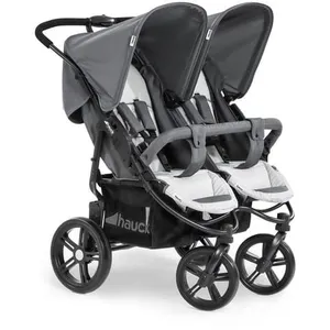 Hauck Poussette jumeaux roadster duo slx - grey silver HAU4007923512173