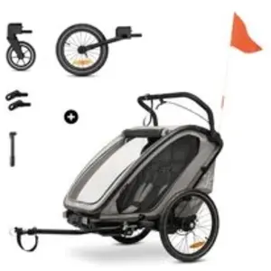 Poussette 2 en 1 Hauck N Walk Gris TU 51508 pas cher