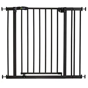 Hauck Barrière d'escalier close n stop 9cm extension - charcoal HAU4007923597194 pas cher