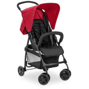 Comparateur de prix : Poussette canne sport légère HAUCK - Rouge - Pliage compacte - Avec panier - Jusqu'à 18kg