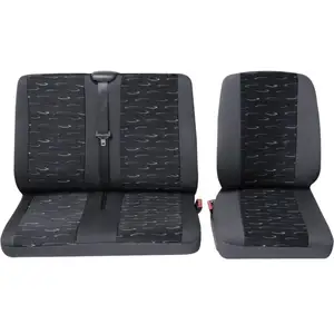 Comparateur de prix : HP - 22905 Schonbezug Transporter Profi2 1E+1D Housse de siège polyester bleu siège conducteur, siège passage
