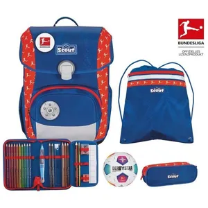 Set de cartables Scout Neo 6 pièces Bundesliga - Bleu - Enfant - Aimantée - MixteVendu paramazon