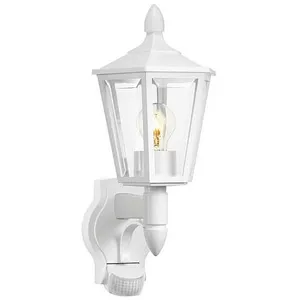 STEINEL Applique extérieure avec détecteur L 15 S 60W IP44 E27 - Blanc