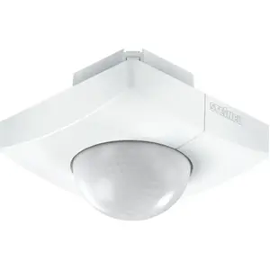 Steinel Détecteur mouvement couloir is 345 carré com1 encastré blanc 23 m