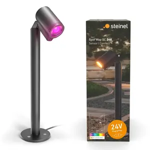 Steinel Borne lumineuse LED Spot Way SC 24 V, RGBWW, 16 millions de co...