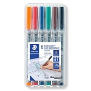 Comparateur de prix : STAEDTLER Marqueur non permanent 315M Lumocolor, étui de 6