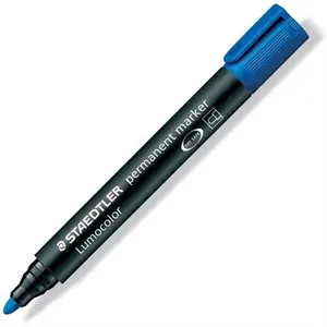 Comparateur de prix : STAEDTLER Lot de 10 Marqueur Permanent Lumocolor 352 Bleu Pte Ogive