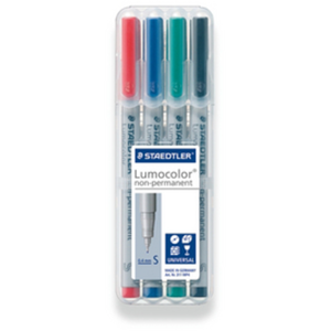 Comparateur de prix : Staedtler Staedtler Lumocolor Marqueur Non-Permanent 311s, ¿Tui De 4