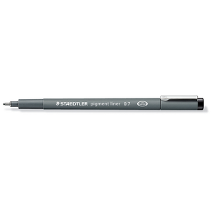 Comparateur de prix : Staedtler - Pigment Liner 308 - Feutre Pointe Calibrée 0.7 mm Noir