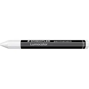 Staedtler Lumocolor Lot de 12 Crayons permanentes omnigraphs Blanc