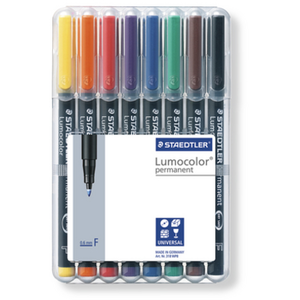 Comparateur de prix : STAEDTLER Assortiment Marqueur Lumocolor Trait L:0.6 Mm Pochette De 8